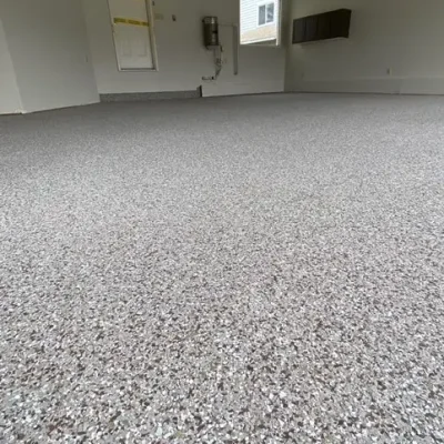 garage flake system gray brown