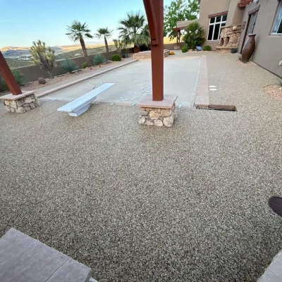 Rock Coating System pebblekoat almy after