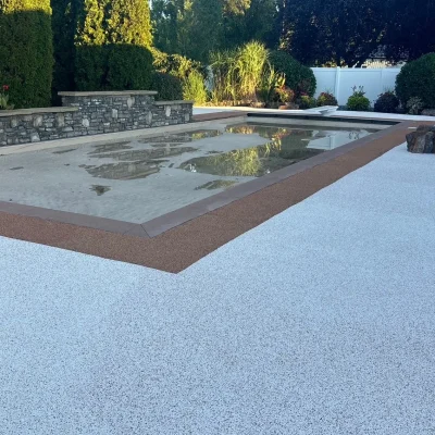 Rubber Coating System rubber pool deck mattson 1